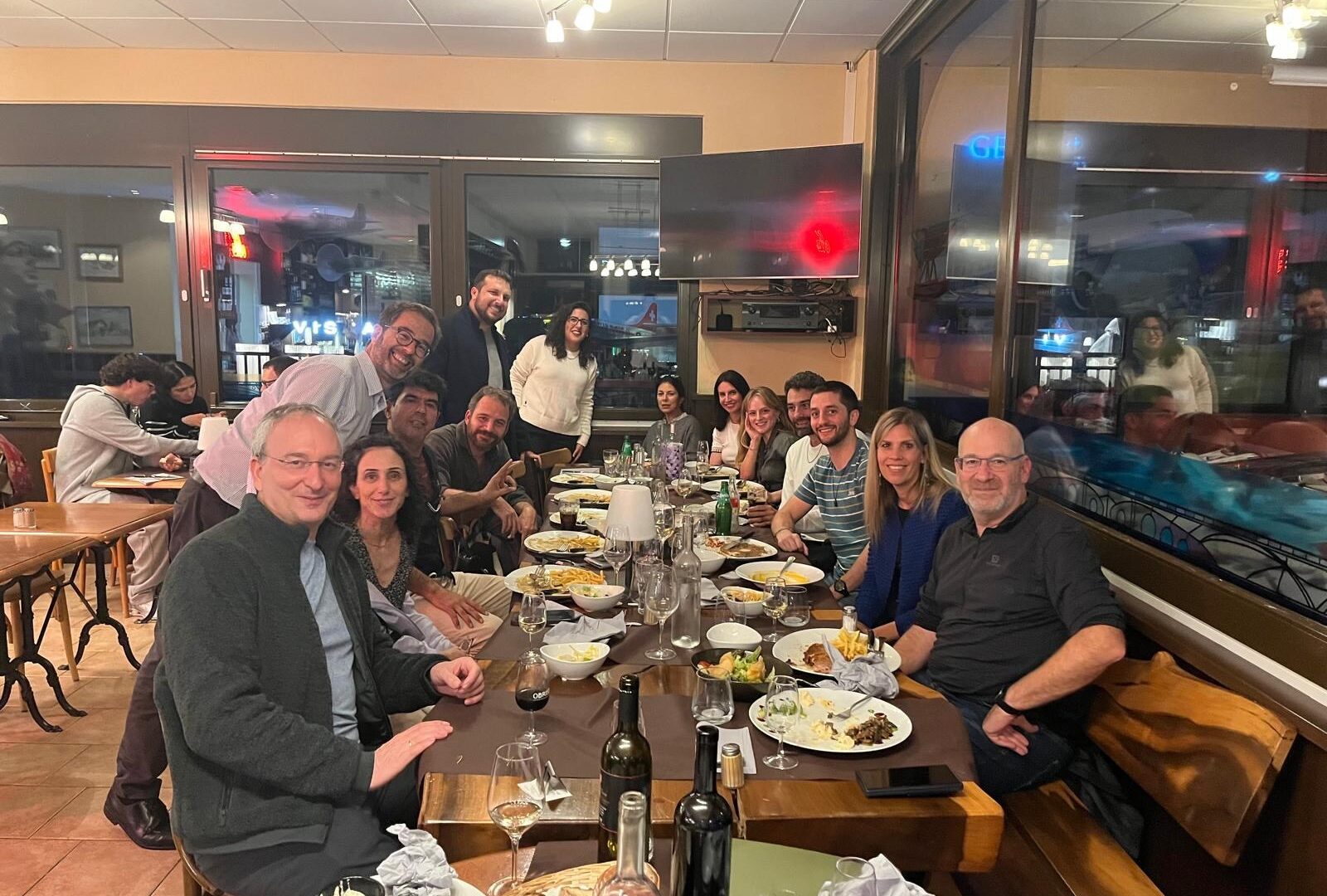 Geneva Dinner with Palestinian and Israeli Activists